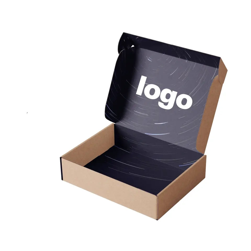 Free shipping 50pieces Personalized Mailer box custom logo printing shipping box