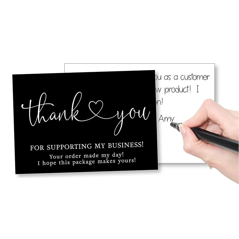 Custom Thank You Cards Business Card Thank You for Your Order