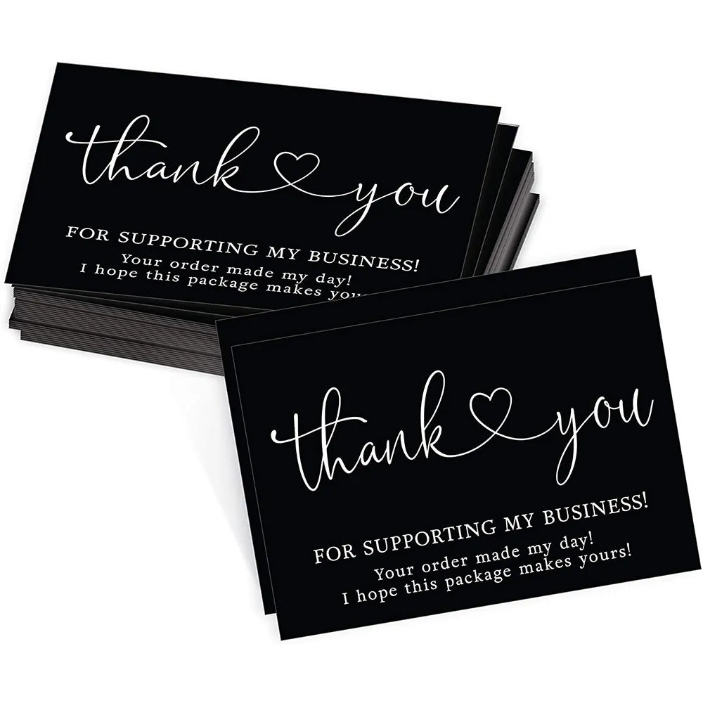 Custom Thank You Cards Business Card Thank You for Your Order