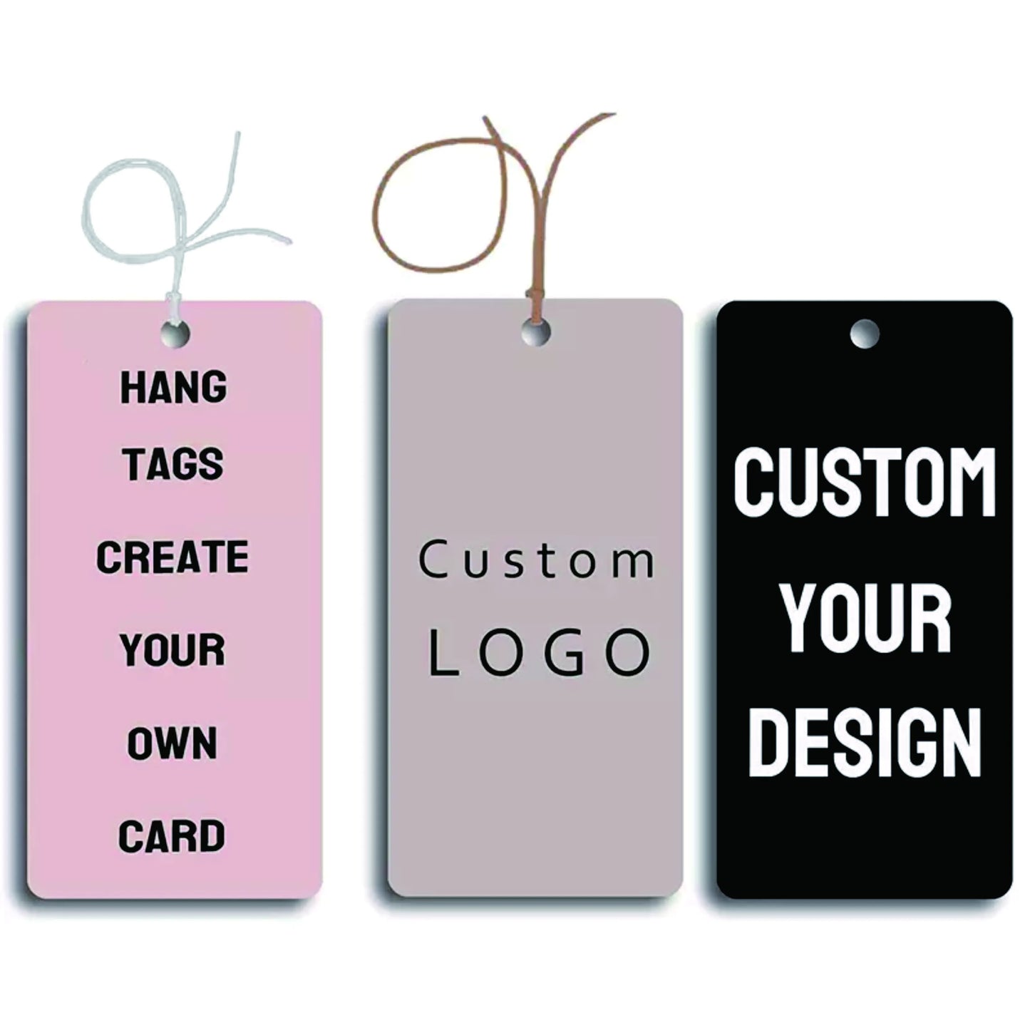 Custom Hang Tags with personalized logo