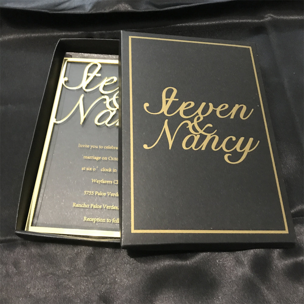 Custom Luxury Wedding invitations interactive holiday Premium quality invitations