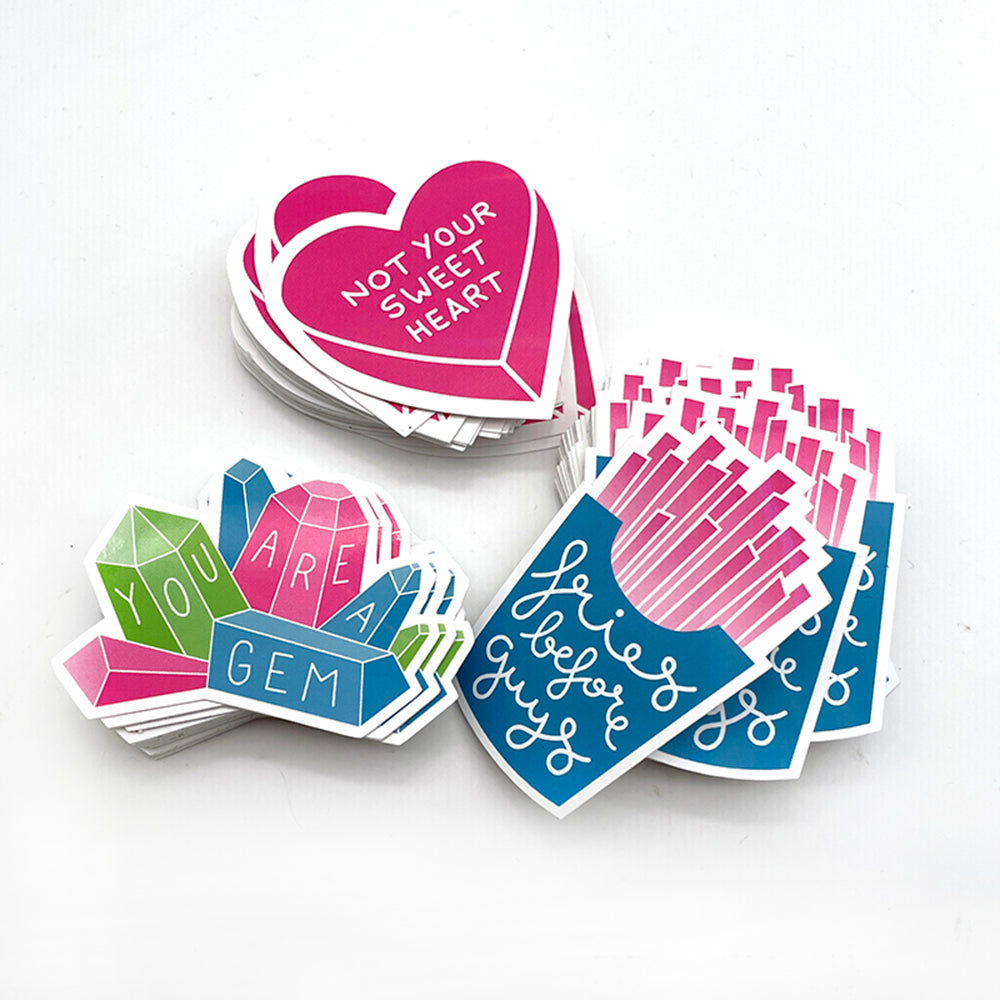 Custom Die-Cut Vinyl Personalized Stickers Waterproof Logo